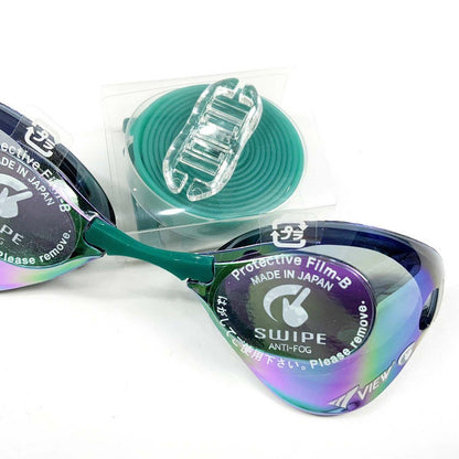 VIEW แว่นตาว่ายน้ำ รุ่น V121SAMSKEM แว่นแข่งขัน ได้รับ FINA APPROVED ป้องกันรังสี UV - 2