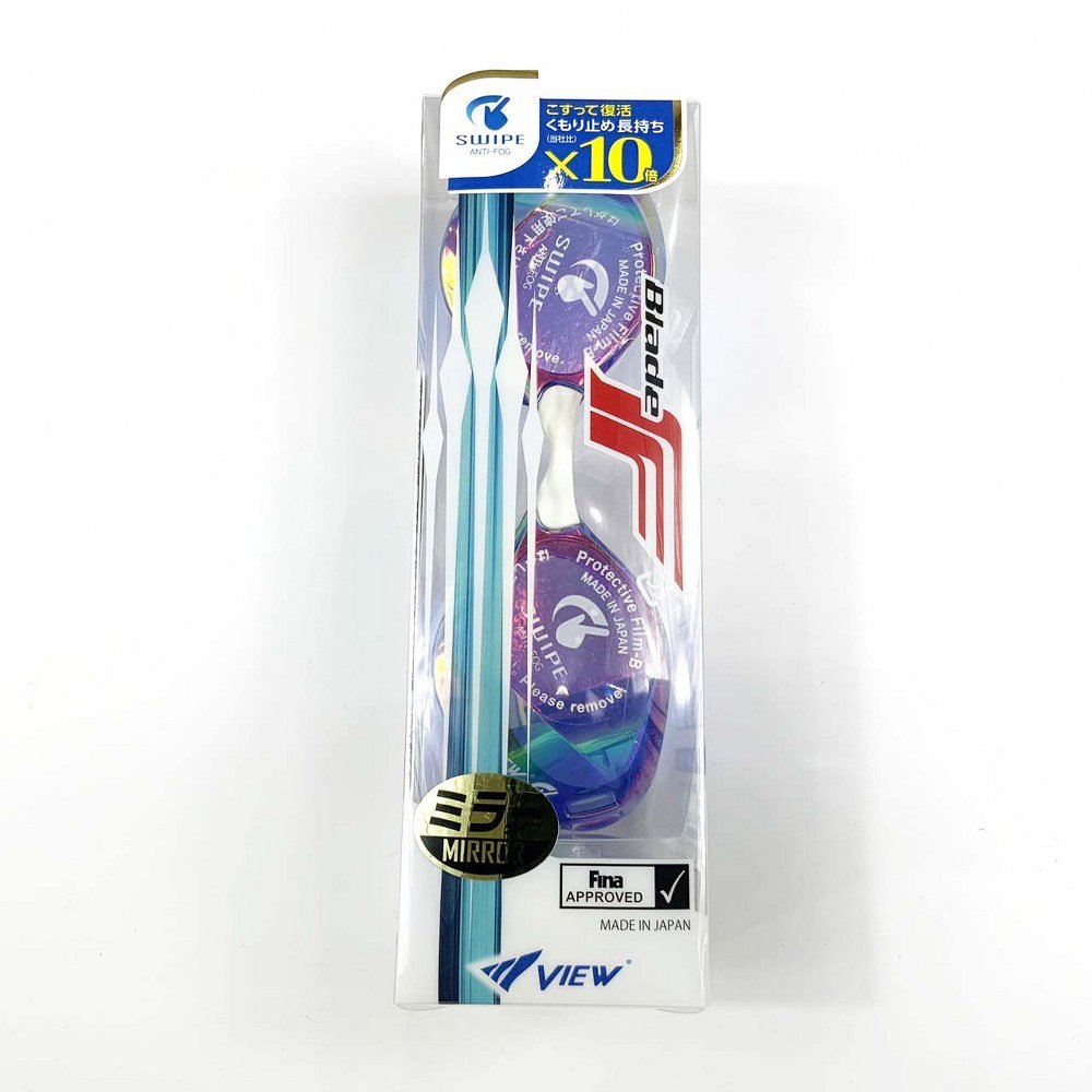 VIEW แว่นตาว่ายน้ำ รุ่น V122SAM CBLP เลนส์เทคโนโลยี BLADE F ใช้แข่งขัน FINA APPROVED - 3 Supersports Thailand