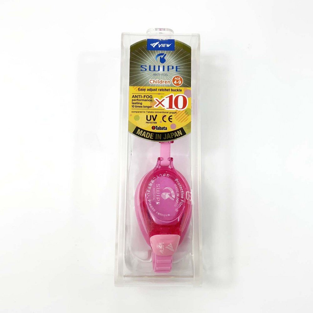 VIEW แว่นตาว่ายน้ำเด็ก ซิลิโคน รุ่น V730JASA P เหมาะสำหรับเด็กอายุ 4-9 ปี - 3