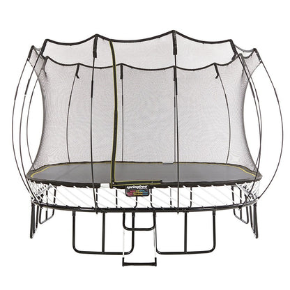 Springfree แทรมโพลีนที่กระโดด รุ่น S113 ขนาด ขนาด 3.4x3.4 เมตร ทรงสี่เหลี่ยม สีเทา - 4