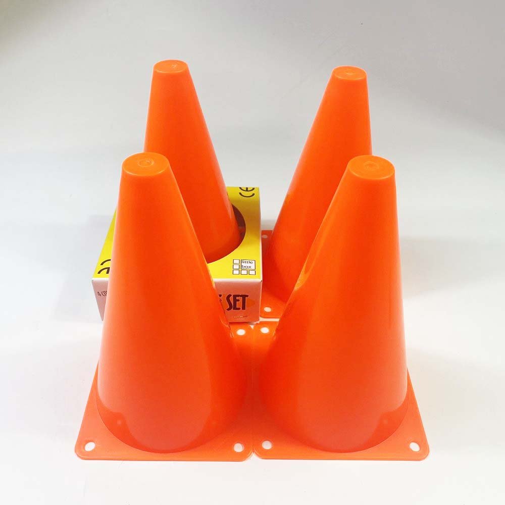 กรวยฝึกซ้อมฟุตบอล บาสเกตบอล วอลเลย์ และกีฬาอื่นๆ ความสูง 20cm Set 4 อัน - 1