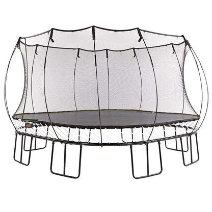 Springfree แทรมโพลีนที่กระโดด รุ่น S155 ขนาด ขนาด 4x4 เมตร ทรงสี่เหลี่ยม สีเทา - 3