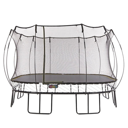 Springfree แทรมโพลีนที่กระโดด รุ่น S155 ขนาด ขนาด 4x4 เมตร ทรงสี่เหลี่ยม สีเทา - 1