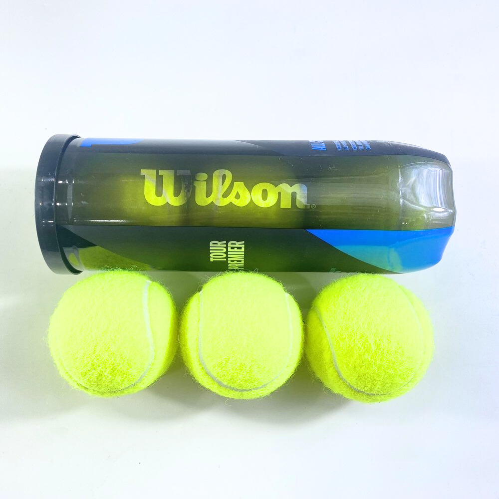 ลูกเทนนิส Wilson Tennis Ball Tour Premier All Court ใช้ในการแข่งขัน บรรจุ 3 ลูก - 1