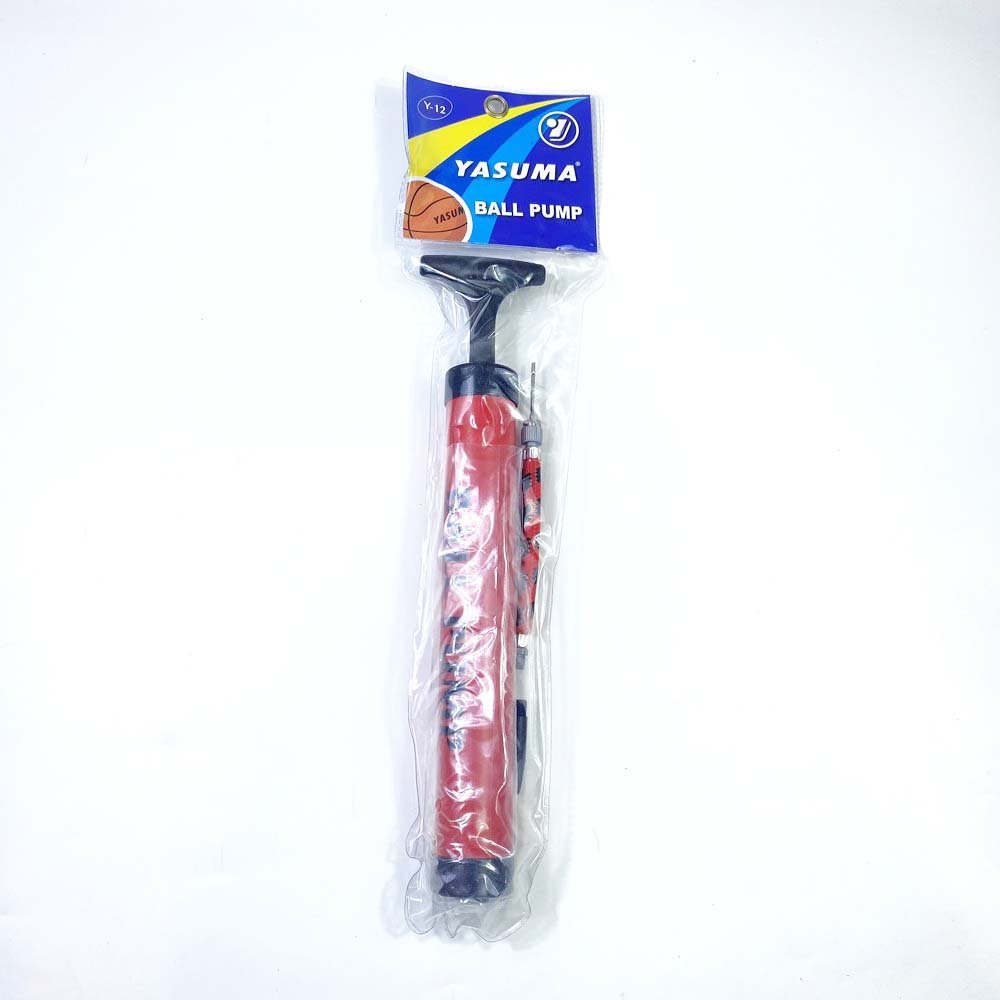 Yasuma ที่สูบมือ สูบลมลูกบอล ที่เติมลม แบบพกพา พร้อมสายและเข็มเติมลม - 1 Supersports Thailand