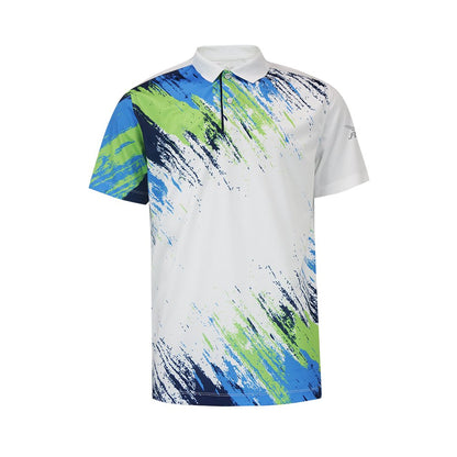 FBT เสื้อโปโล พิมพ์ลาย ขาว-กรม (UNISEX) A2C421 - Supersports Thailand