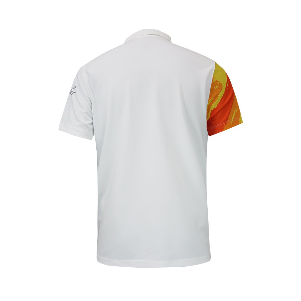 FBT เสื้อโปโล พิมพ์ลาย ขาว-ส้ม (UNISEX) A2C421 - Supersports Thailand
