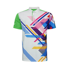 FBT เสื้อโปโล พิมพ์ลาย เขียว-ขาว (UNISEX) A2C422 - Supersports Thailand