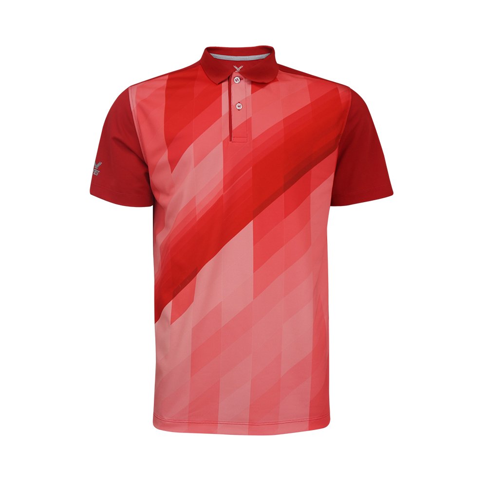 FBT เสื้อโปโล พิมพ์ลาย แดง-ขาว (UNISEX) A2C423 - Supersports Thailand Supersports Thailand
