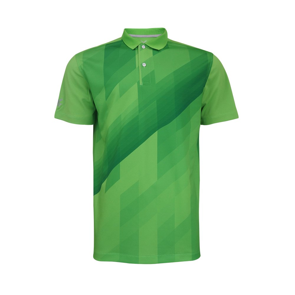 FBT เสื้อโปโล พิมพ์ลาย เขียว-ขาว (UNISEX) A2C423 - Supersports Thailand