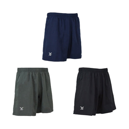 FBT กางเกงเทรนนิ่ง ขาสั้น ผ้าร่ม สีเทาเข้ม C2D631 - Supersports Thailand