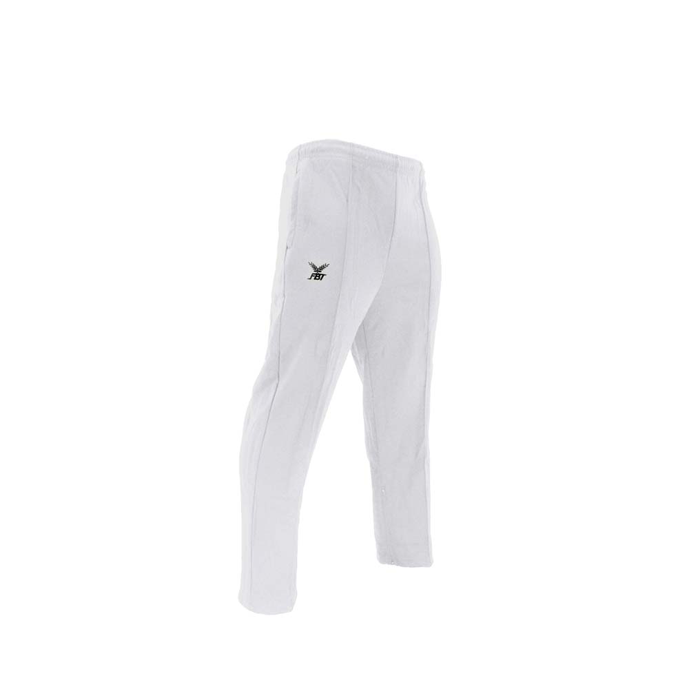 FBT กางเกงวอร์ม ผ้าวอร์ม ขาปล่อย สีขาวS-2XL C2F724