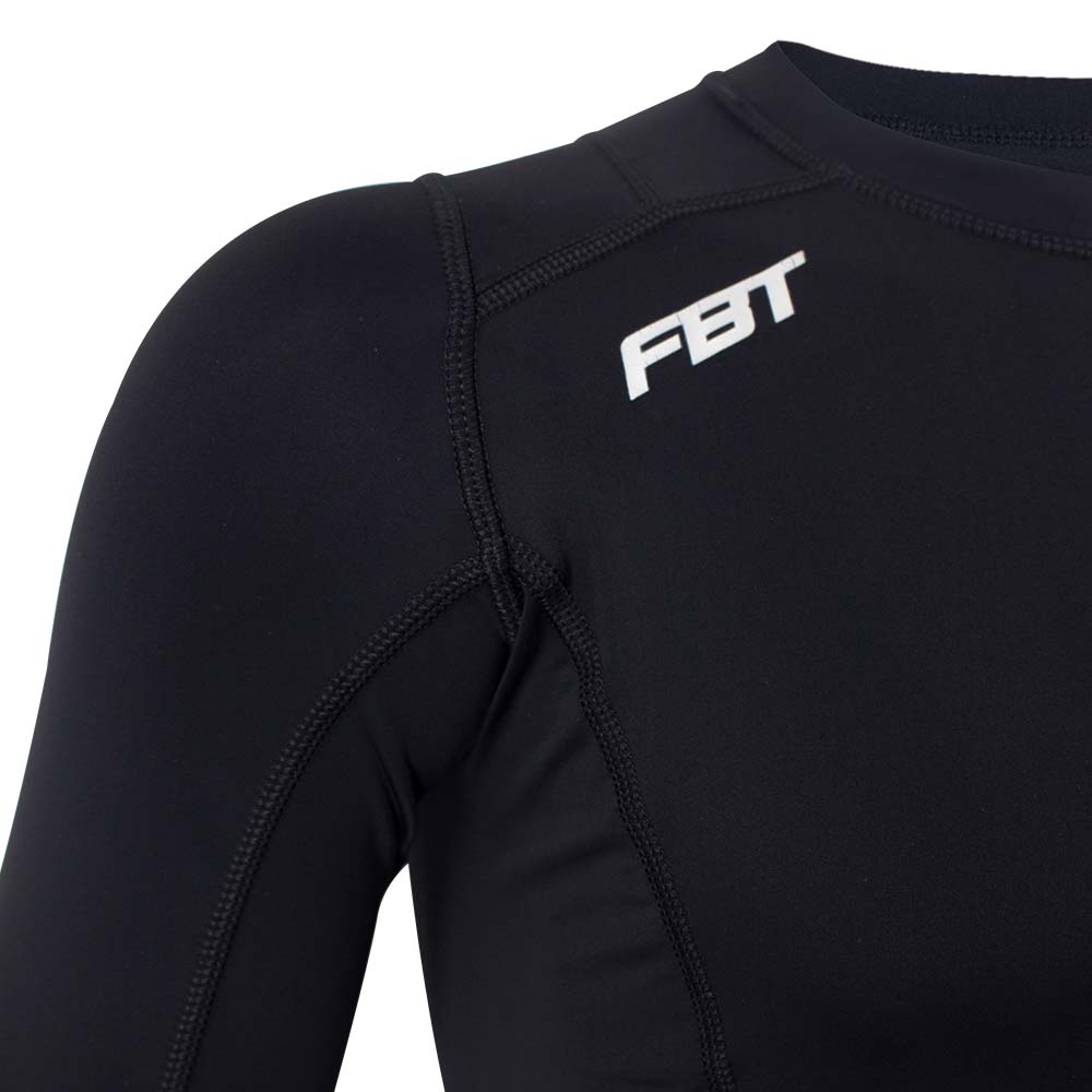 FBT เสื้อรัดกล้ามเนื้อ แขนยาว Black C9K522