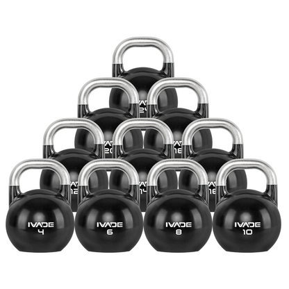 ชุดเคตเทิลเบล COMPETITION STEEL 4-24KG