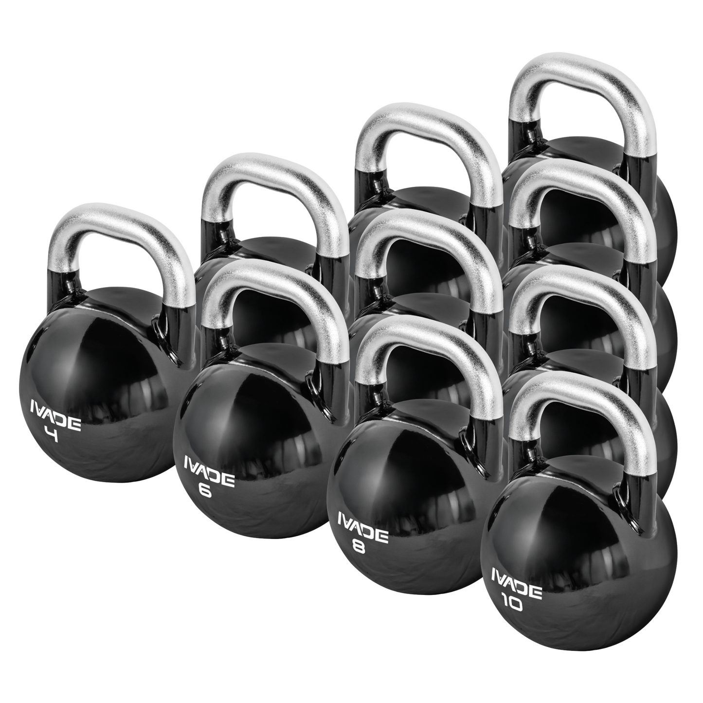 ชุดเคตเทิลเบล COMPETITION STEEL 4-24KG