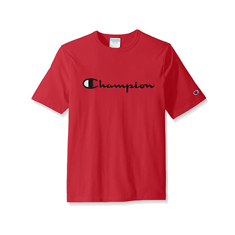CHAMPION CLASSIC GRAPHIC TEE เสื้อยืดทีเชิ๊ต ผู้ชาย GT19HS22 Y08252-040 Red - 1
