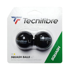 Tecnifibre ลูกสควอช 1 จุดเหลือง WSF certified 52883 - Supersports Thailand