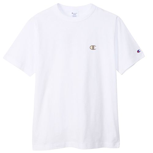 CHAMPION SHORT SLEEVE T-SHIRT เสื้อยืดทีเชิ๊ต ผู้ชาย C3-Z348-010 White - 1