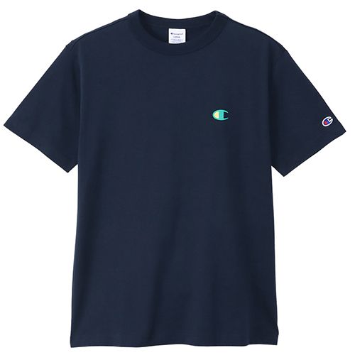 CHAMPION SHORT SLEEVE T-SHIRT เสื้อยืดทีเชิ๊ต ผู้ชาย C3-Z348-370 Blue - 1