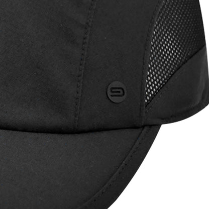 9NINE Black Unisex Tennis Cap