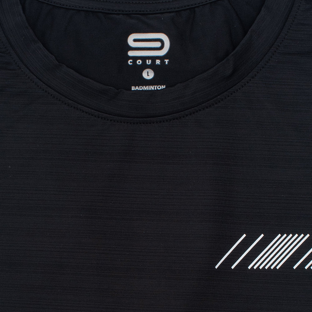 9NINE Black Men's Badminton T-Shirt - Supersports Thailand