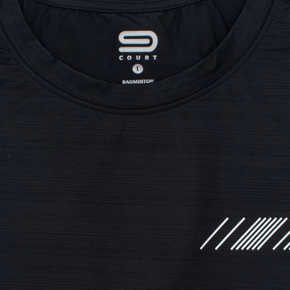 9NINE Black Men's Badminton T-Shirt - Supersports Thailand