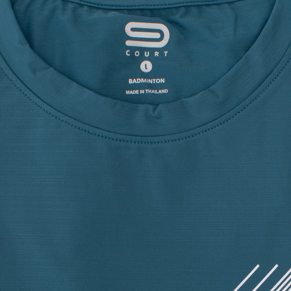 9NINE Blue Men's Badminton T-Shirt - Supersports Thailand Supersports Thailand