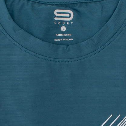 9NINE Blue Men's Badminton T-Shirt - Supersports Thailand