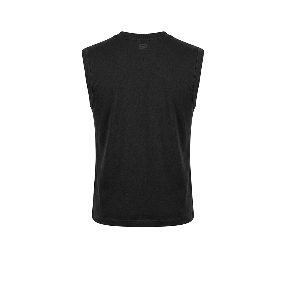 9NINE Black Men's Badminton Tank - Supersports Thailand