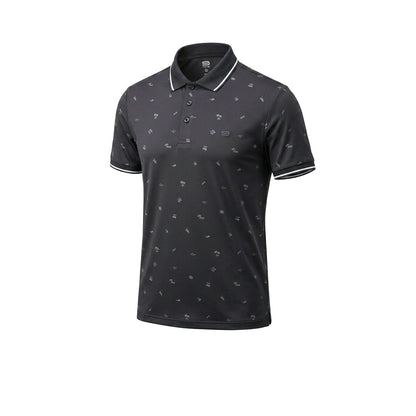 9NINE Black Men's Golf Polo Shirt - Supersports Thailand