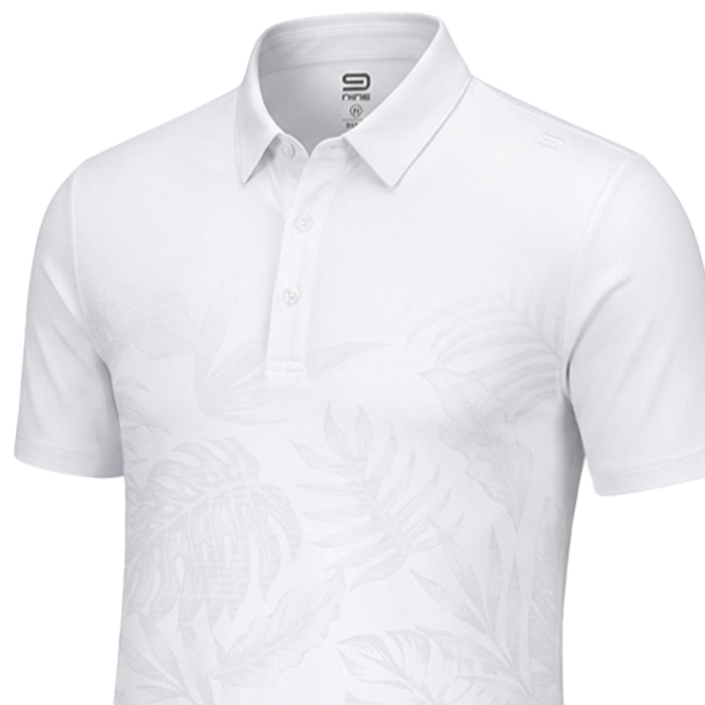 9NINE White Men's Golf Polo Shirt - Supersports Thailand
