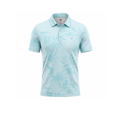 9NINE Blue Men's Golf Polo Shirt - Supersports Thailand