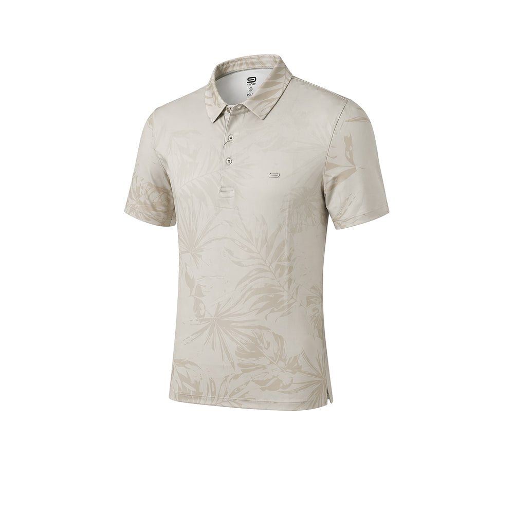 9NINE Beige Men's Golf Polo Shirt - Supersports Thailand Supersports Thailand