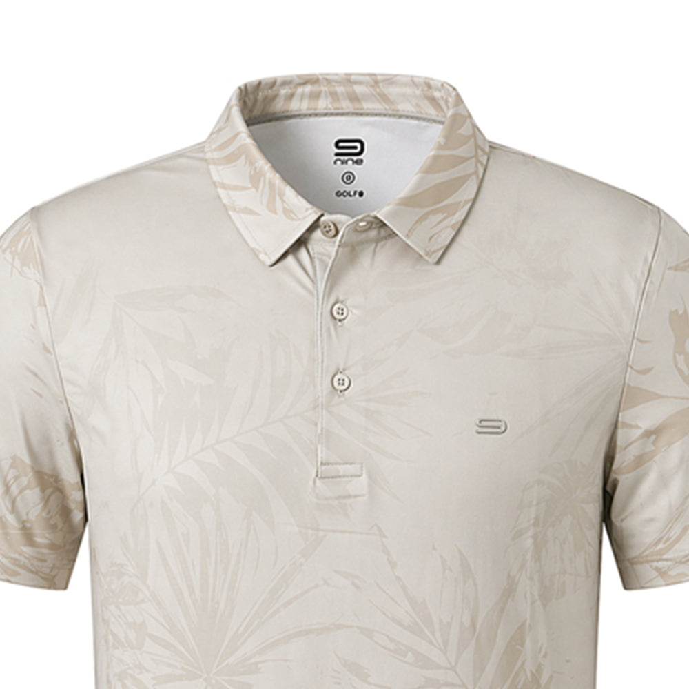 9NINE Beige Men's Golf Polo Shirt - Supersports Thailand Supersports Thailand