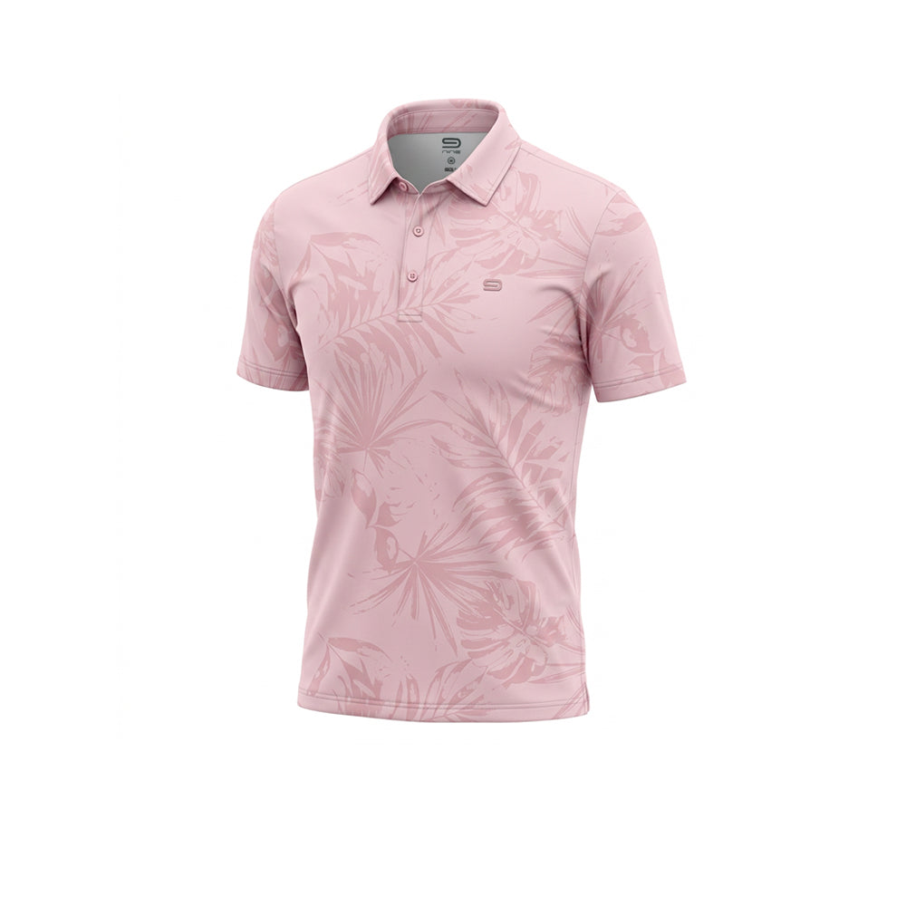 9NINE Pink Men's Golf Polo Shirt - Supersports Thailand