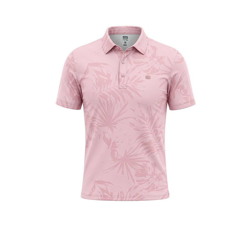 9NINE Pink Men's Golf Polo Shirt - Supersports Thailand Supersports Thailand
