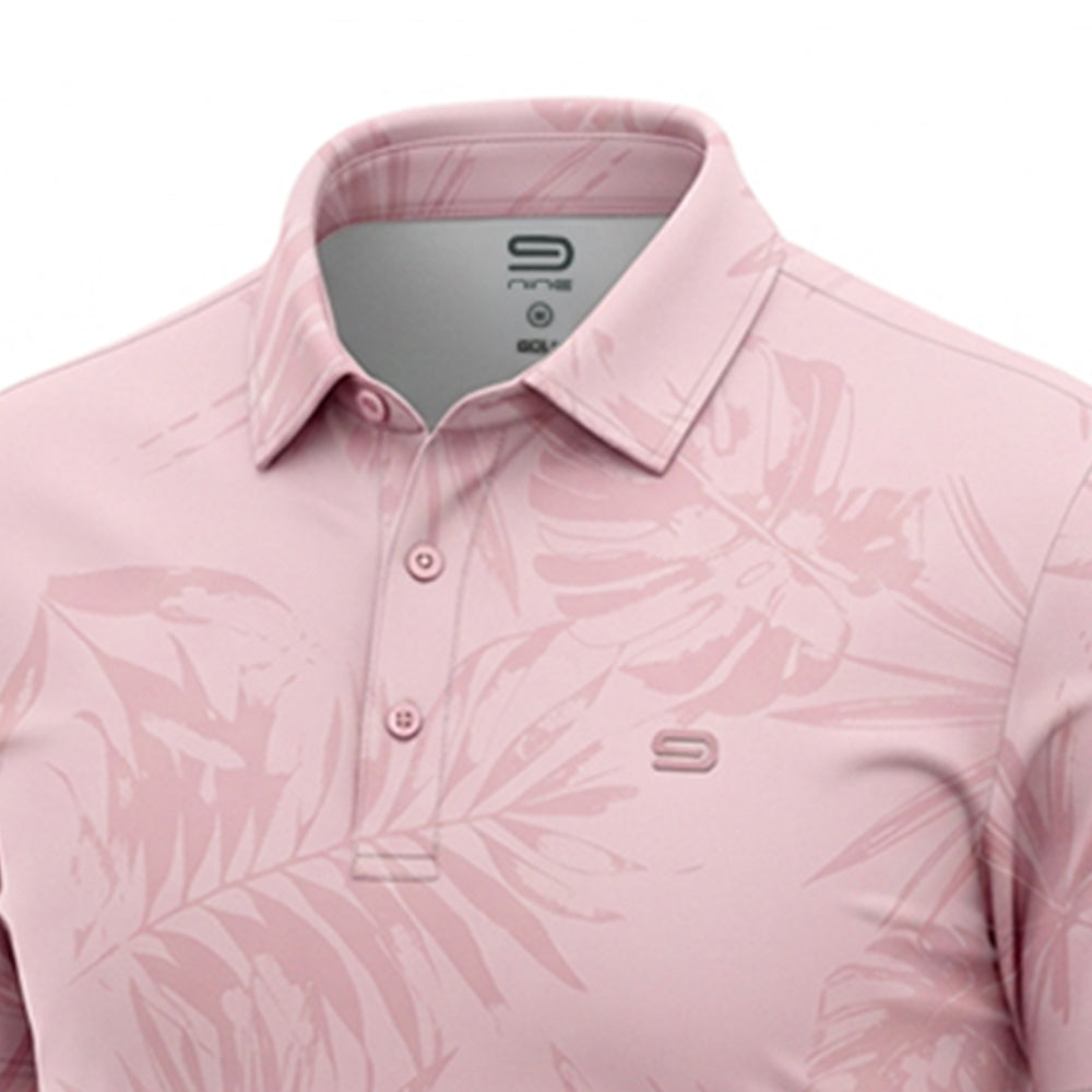 9NINE Pink Men's Golf Polo Shirt - Supersports Thailand