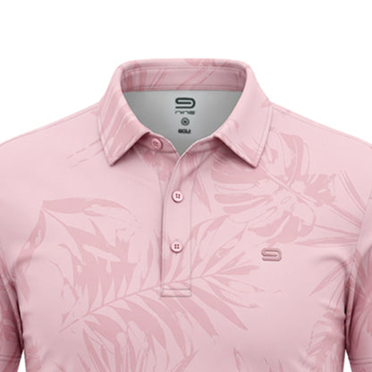 9NINE Pink Men's Golf Polo Shirt - Supersports Thailand