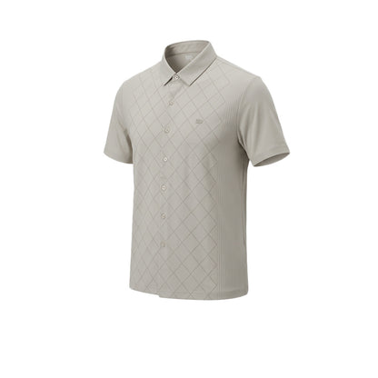 9NINE Beige เสื้อเชิ้ตกอล์ฟผู้ชาย