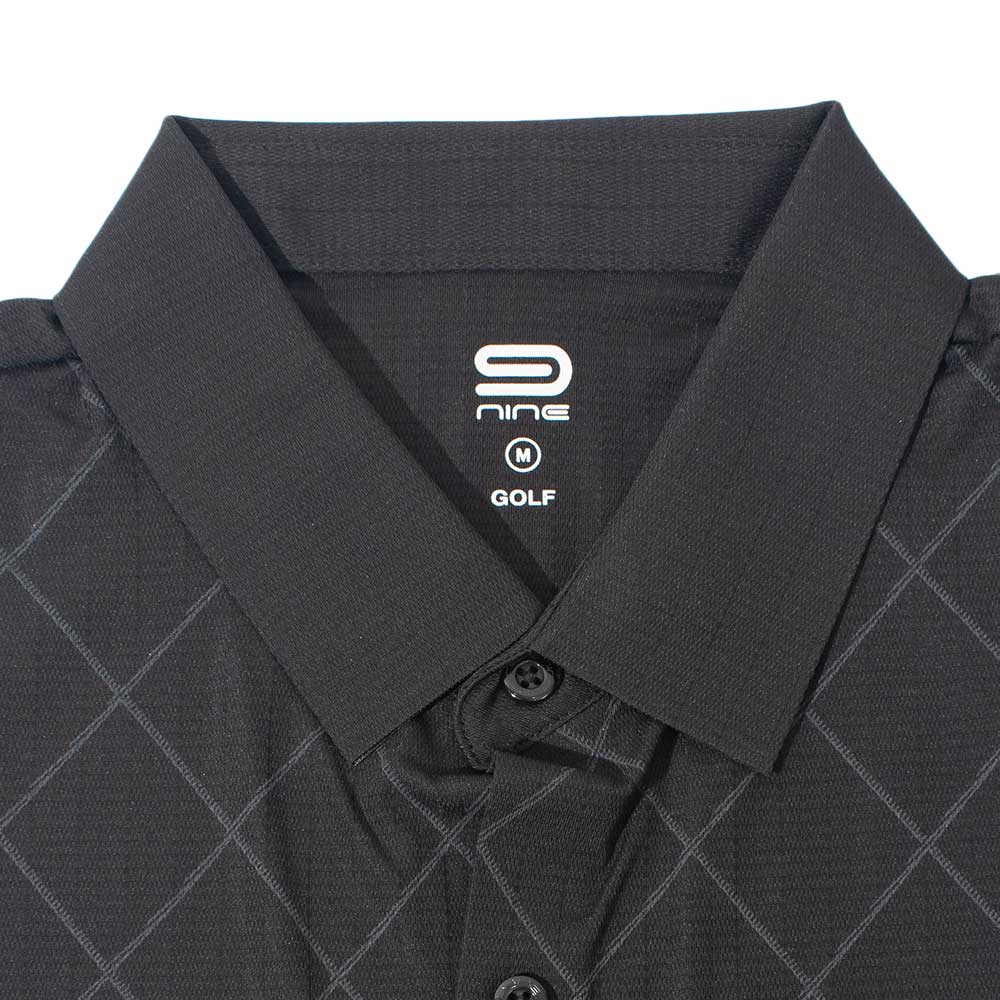 9NINE Black เสื้อเชิ้ตกอล์ฟผู้ชาย Supersports Thailand