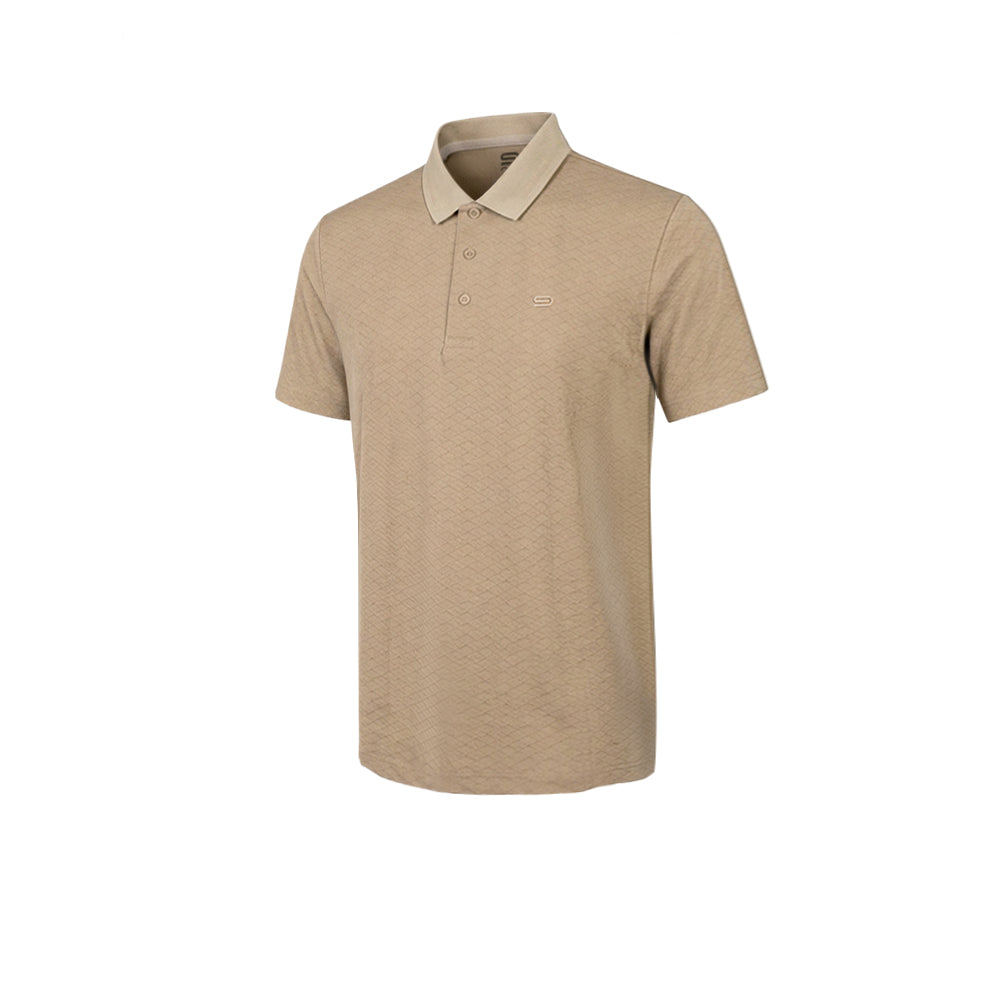 9NINE Brown Men's Golf Polo Shirt - Supersports Thailand
