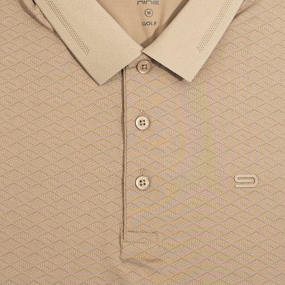 9NINE Brown Men's Golf Polo Shirt - Supersports Thailand
