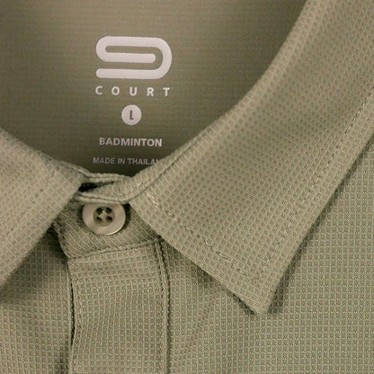 9NINE Btn Polo SS Reg เสื้อโปโลแบดมินตันผู้ชาย