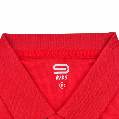 9NINE Red Girls Golf Polo Shirt - Supersports Thailand