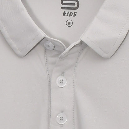 9NINE Grey Kids Golf Polo Shirt - Supersports Thailand