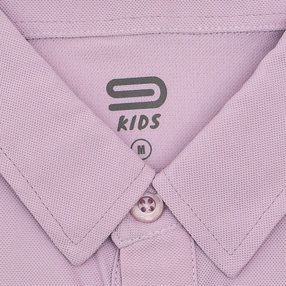 9NINE Purple Kids Golf Polo Shirt - Supersports Thailand