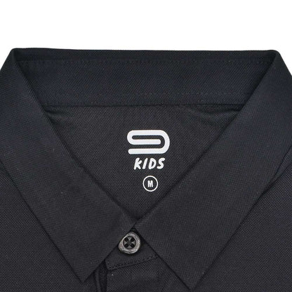 9NINE Black Kids Golf Polo Shirt - Supersports Thailand