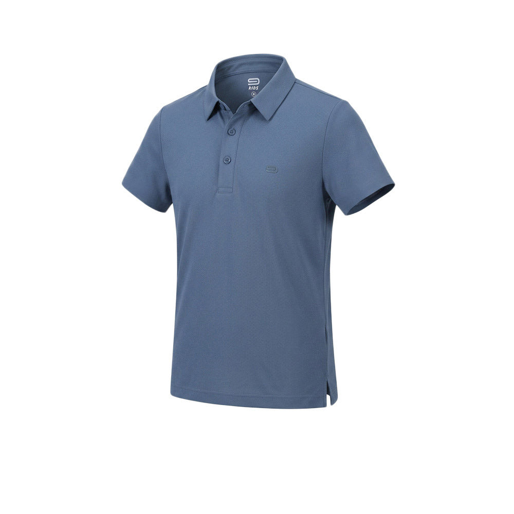 9NINE Blue Kids Golf Polo Shirt - Supersports Thailand