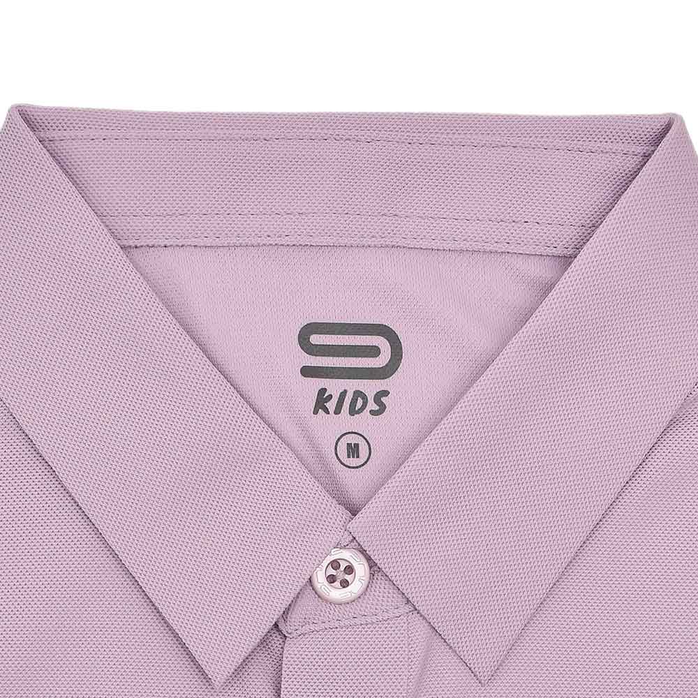 9NINE Purple Kids Golf Polo Shirt - Supersports Thailand