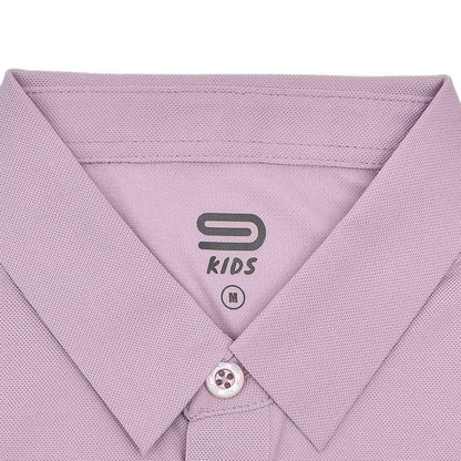 9NINE Purple Kids Golf Polo Shirt - Supersports Thailand